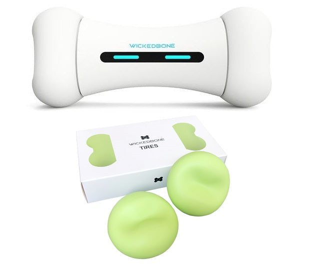 Wickedbone Interactive Dog Bone With Colour Tyres - Main Image