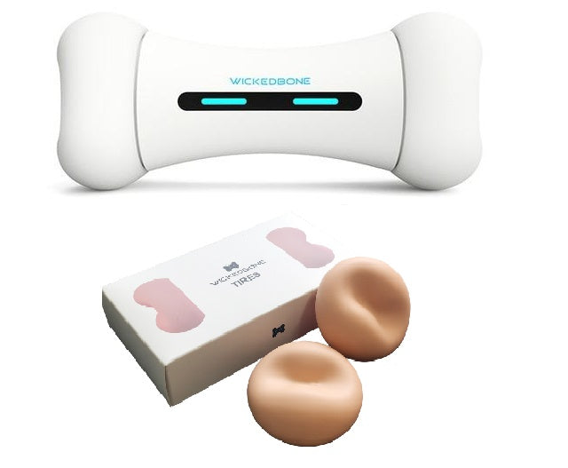 Wickedbone Interactive Dog Bone With Colour Tyres